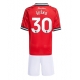 Maillot de foot Manchester United Benjamin Sesko #30 Domicile vêtements enfant 2025-26 Manches Courtes (+ pantalon court) Maillot de foot Manchester United Benjamin Sesko #30 Domicile vêtements enfant 2025-26 Manches Courtes (+ pantalon court)